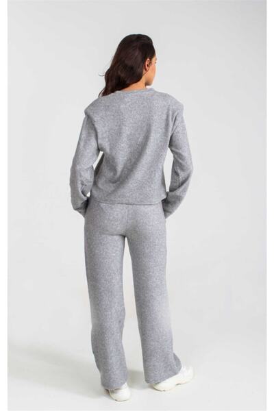 Collezione Kadın Gri Sweatshirt