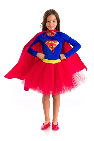 Tameris Kostüm Halloween Halloween Supergirl Costume Long Sleeve