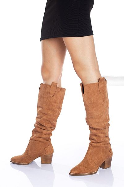 derithy Edna-boots-tan Suede-byc0401