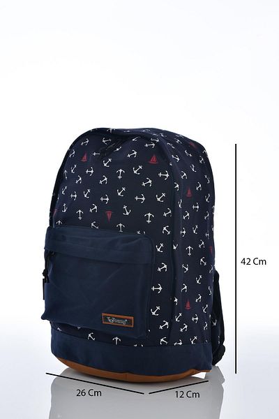 ÇÇS 51233 Backpack Navy Blue