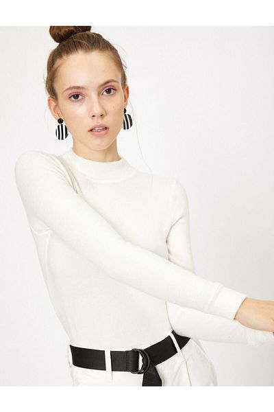 Koton Pullover mit hohem Kragen