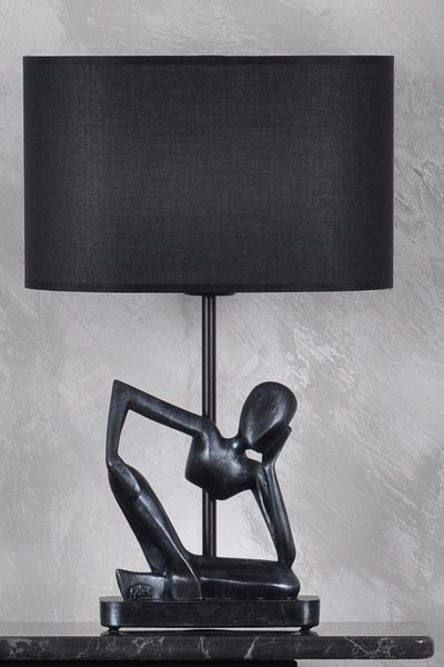 Qdec Modern Design Human Lampshade Silver Gray