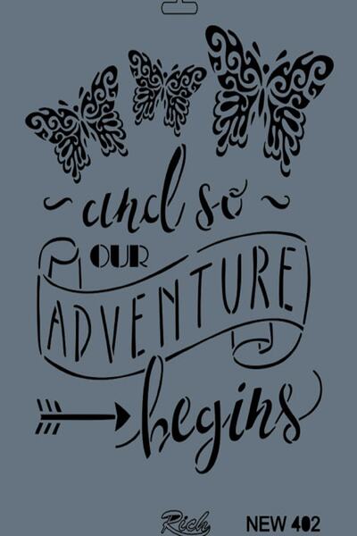 Rich استنسل 25x35 سم سلسلة جديدة N 402