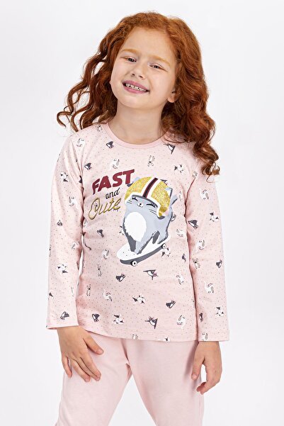 ROLY POLY Rolypoly Fast And Cute Somon Kız Çocuk Pijama Takımı