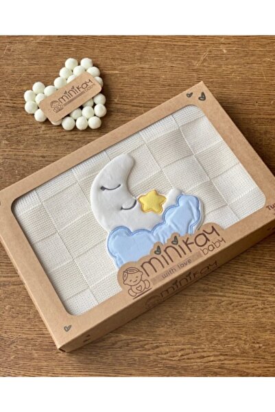 minik ay بطانية تريكو القمر لحديثي الولادة