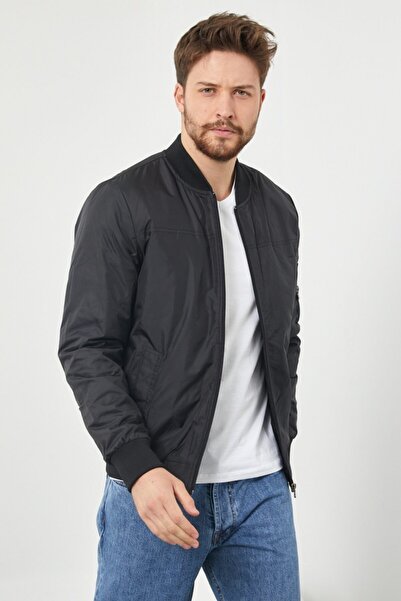 Sporting Erkek Siyah Bomber Mont