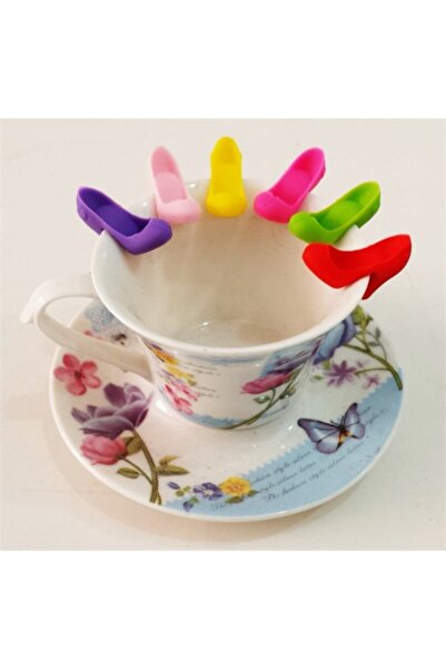 FırsatYeri Kupa Bardak Ayracı Ayakkabı Şekilli Plastik Bardak Işaretleyici