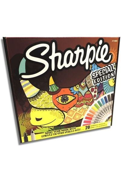 Sharpie Fine Permanent Marker Pen 20 Colors Rhino2110122