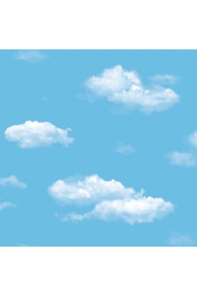 Adawall Adakıds Mavi Gökyüzü Ve Gerçekçi Bulutlar Desenli Duvar Kağıdı (10,6m2)