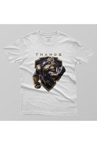 Crazy Ανδρικό μπλουζάκι Avengers Endgame Thanos Shield Graphic