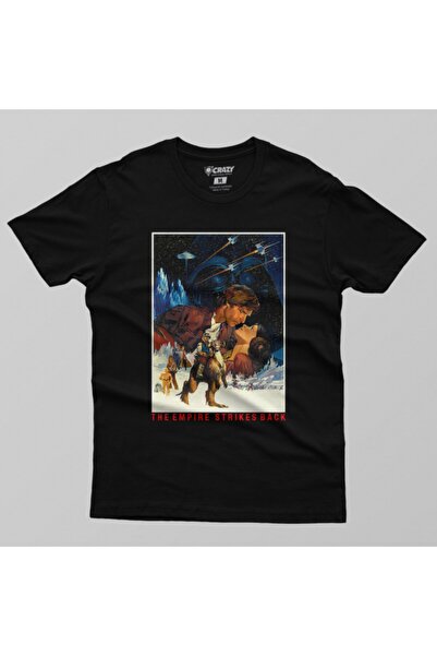 Crazy Star Wars Empire Strikes Back Poster Tricou pentru bărbați