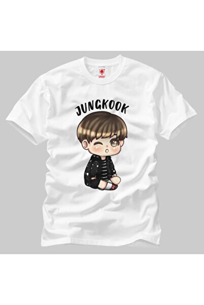 Crazy Ανδρικό T-Shirt - Bts Cartoon Jungkook Chibi Design