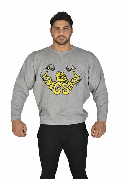 Big Sam Extra Loose Cut Bodybuilding Sweatshirt 4686