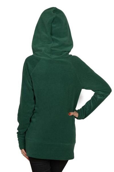 Armadillos Women's Fleece Sweatshirt Cardigan with Gloves