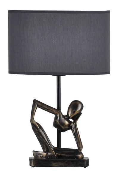 Qdec Modern Design Human Lampshade Gold Gray