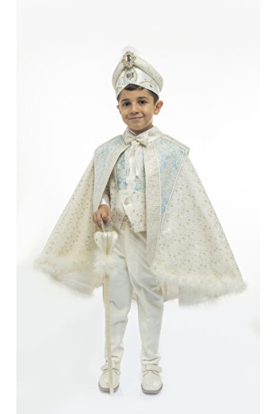 Emir Sünnet Kıyafetleri Sancaktar Lüx Pelerinli Sünnet Kıyafeti