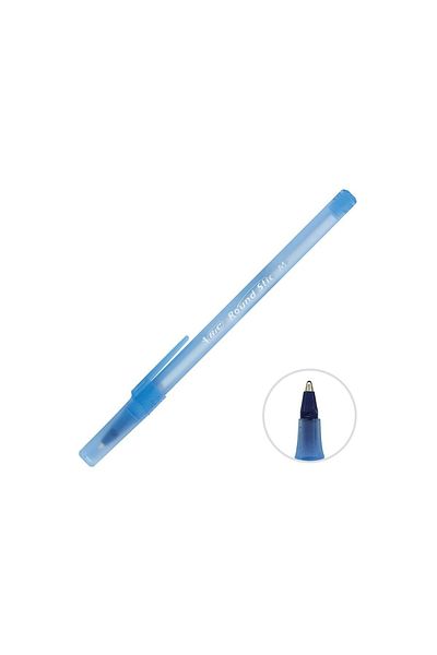 Bic قلم حبر جاف Raundstick باللون الأزرق