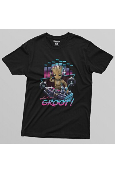 Crazy Ανδρικό μπλουζάκι Guardians Of The Galaxy Dj Groot