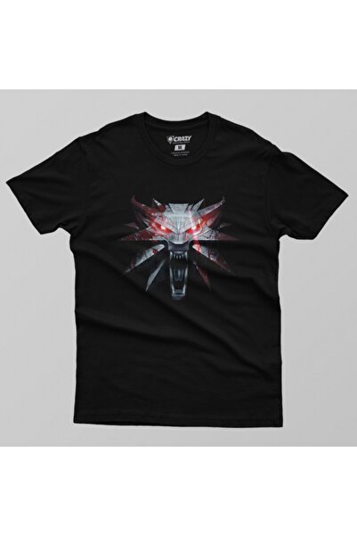 Crazy Ανδρικό μπλουζάκι με μοτίβο Witcher 3 Medallion