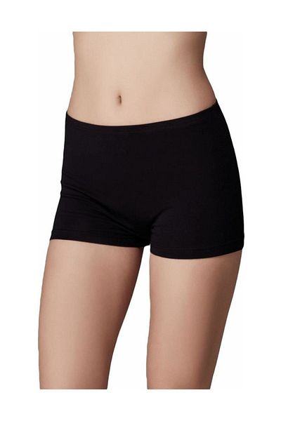 Q-EN 901 Model Black Bamboo Γυναικείο Boxer - Πακέτο 2