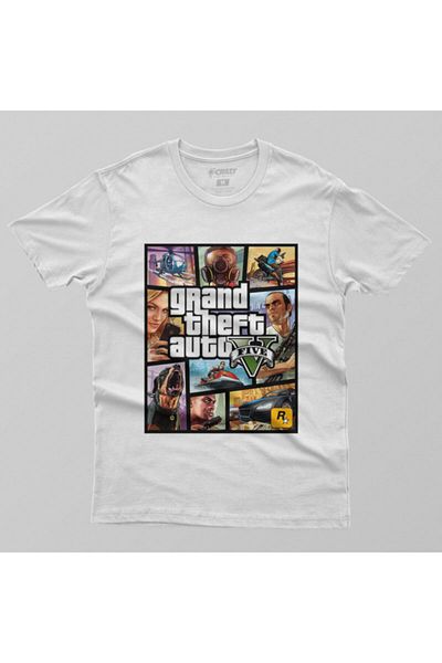 Crazy Ανδρικό T-Shirt Gta 5