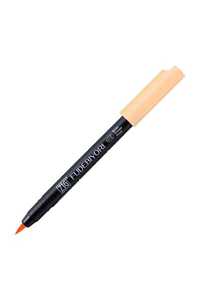 Zig Fudebiyori Brush Pen Brush Tip Pen 54 Pale Orange