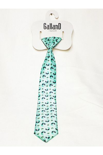 GallanD Digital Printed Fabric Tied Vibrant Color Patterned Unisex Special Day Birthday Wedding Children's Tie