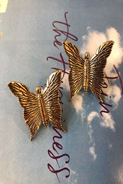 Ceso Accesories فراشة نظرة هاند إرشيل القرط