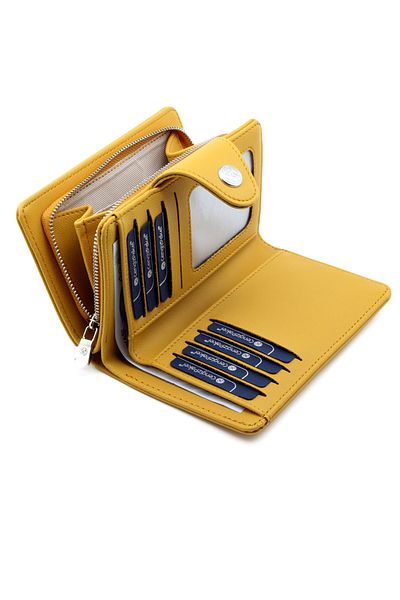 CENGİZ PAKEL Medium Size Mustard Wallet