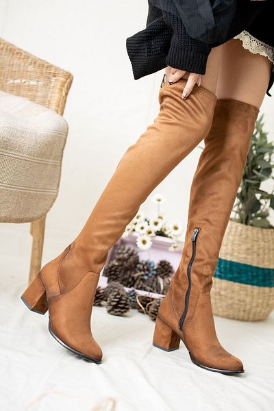 derithy Jami-boots-tan Suede-bls6500