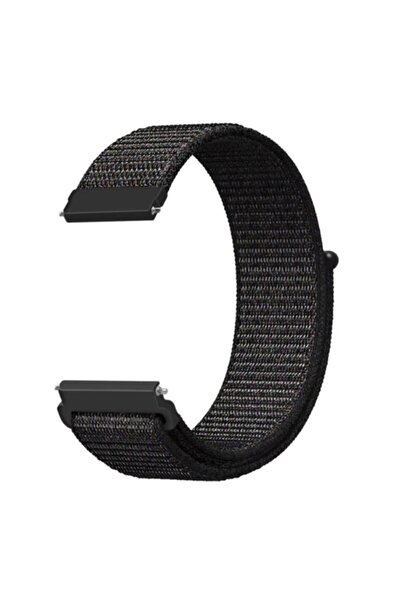 Gate Samsung Galaxy Gear Sport Örme Cırt Tme Kordon Yeni Model 42mm 20mm Siyah