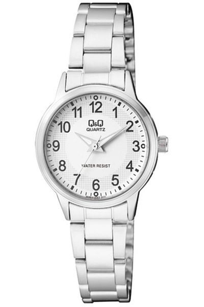 Q&Q Classic Metal Cord Ladies Wrist Watch 6 Different Models Q969 Silver