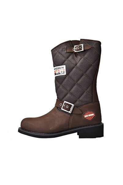 Harley Davidson Kadın Laconıa Nubuk Kahve 644 Çizme