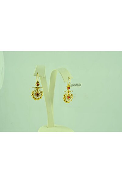 Çelikoğlu Kuyumculuk 14 Ayar Altın Sivrihisar Inci Kadın Küpesi