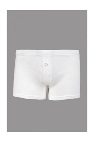 Çift Kaplan بوكسر قطن مضلع للأولاد مكون من قطعتين