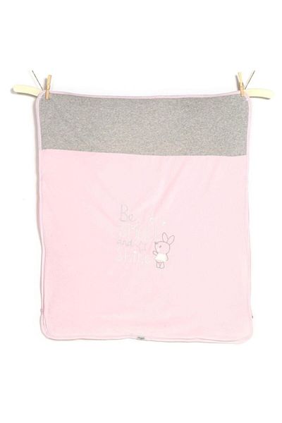 Aziz Bebe Neşelibebek 11356 - Girl's Velvet Blanket, Single Size