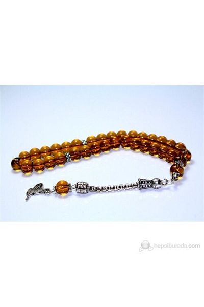 RD EKOAVM Ceyt Citrine Stone Rosary 8 Mm Globe Cut
