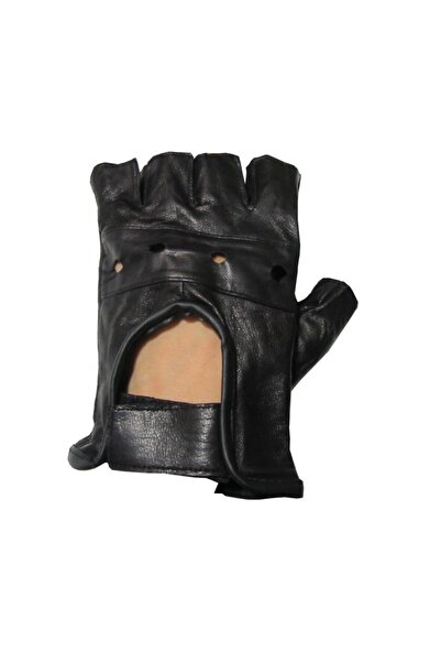 salarticaret Bir Çift Erkek Yarım Deri Eldiven Spor Eldiveni