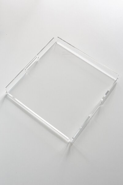 Queen Bee İstanbul Transparent Plexiglass Tray 25cm X 25 Cm