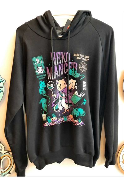 Köstebek Φούτερ με κουκούλα Neko Mancer