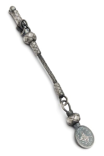 OTTOTESBİH 6,1 gr 1000 Argint - Acoperire cu oxid Model Tuğra Kazaz Püskül