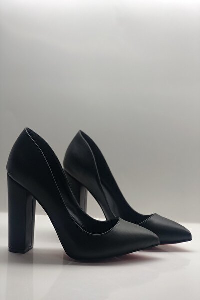HAYYSHOES Stiletto Kalın Topuklu Ayakkabı