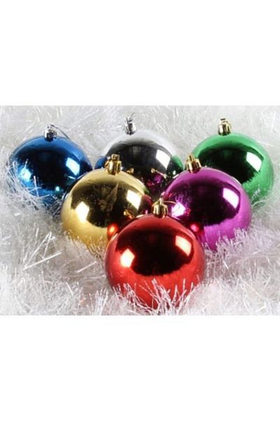 Happyland Mixed Color 6 Pieces Cici Ball 6 Cm Medium Size Bright Colored Balls