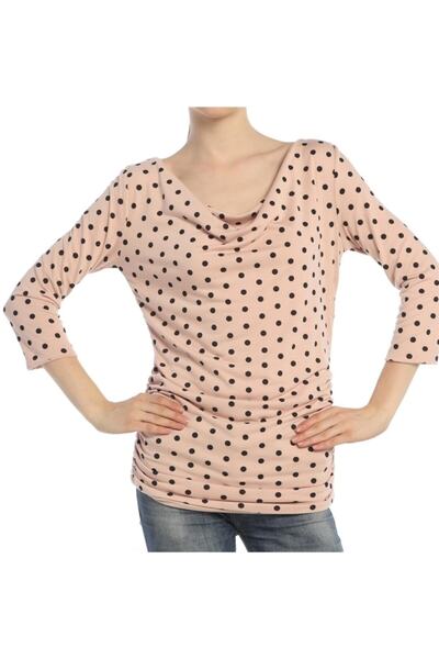 Bulalgiy Kadın Gül Kurusu Travel Tshirt - Bga103559