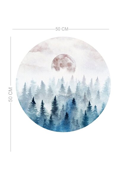 Piksel Grafik Αυτοκόλλητο τοίχου Moon And Mountain