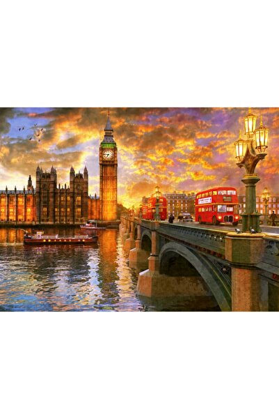 Anatolian Puzzle 1000 Parça Puzzle - Londra’da Gün Batımı
