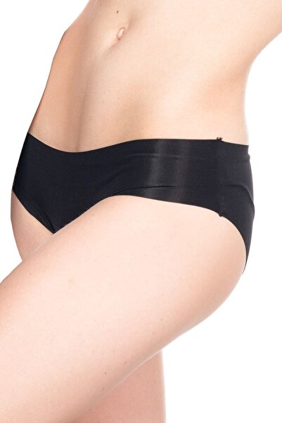 Emay Жіночі чорні лазерного крою трусики