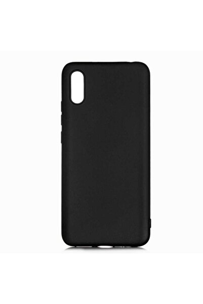Nezih Case Xiaomi Redmi 9a Uyumlu (soft Tasarım) Yumuşak Silikon Kılıf Siyah