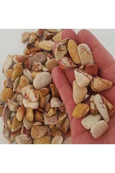 Doğalsan Tarım Sarı Çizgili Taş 4 Kg 1-2 Cm Dolomit Taş Dere Taşı Çakıl Taşı ...