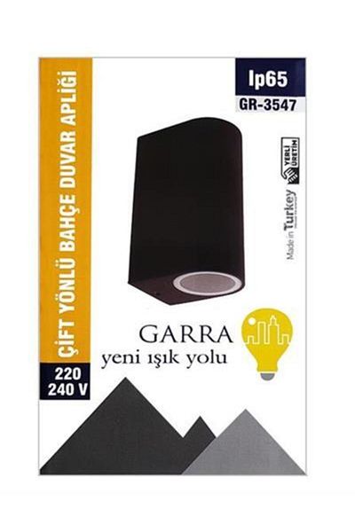GARRA Black Case Reversible Garden Wall Sconce Waterproof Excluding Bulbs